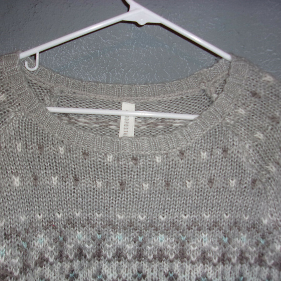 NWT AEROPOSTALE,SZ.XL,GRAY KNIT TOP - Picture 3 of 6